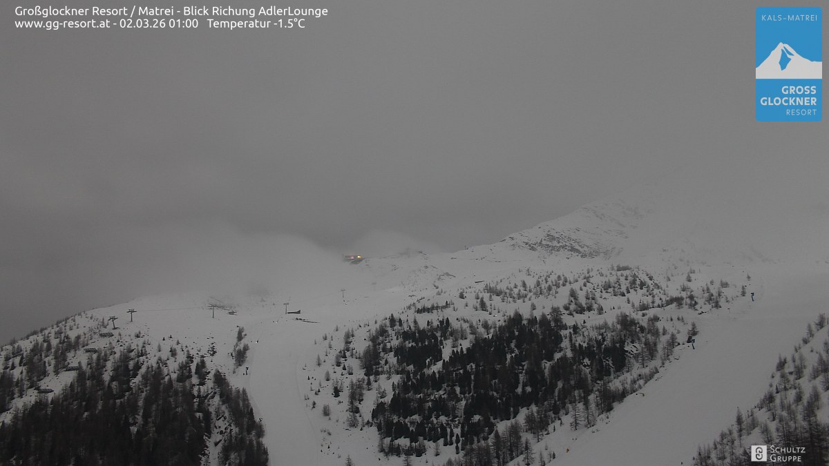 Webcam Großglockner Resort Matrei in Osttirol Adler Lounge (2.621m) | © www.gg-resort.at Webcam Großglockner Resort Matrei in Osttirol Adler Lounge (2.621m) | © www.gg-resort.at