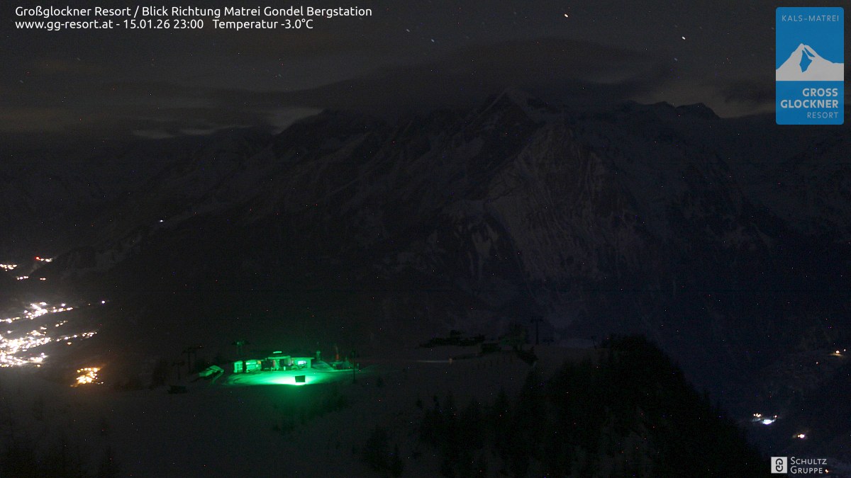 Webcam Großglockner Resort Matrei in Osttirol Bergstation (2.190 m) | © www.gg-resort.at Webcam Großglockner Resort Matrei in Osttirol Bergstation (2.190 m) | © www.gg-resort.at